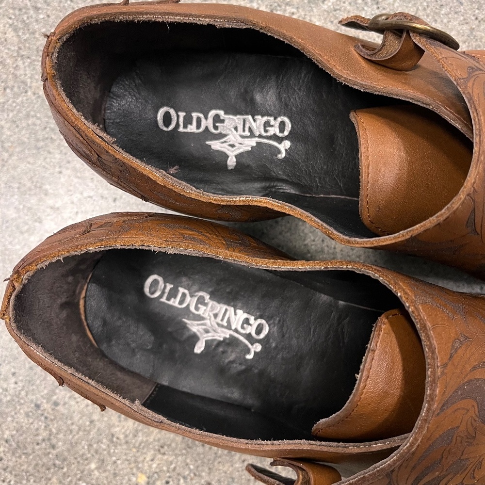 NIB Old Gringo Edwine Oxford Strap Saddle Sz 12 - Picture 10 of 12
